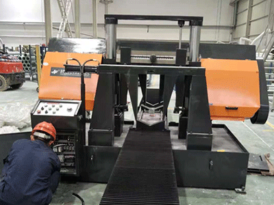 玻璃鋼專切帶鋸床GZ4250雙圓柱臥式金屬帶鋸床